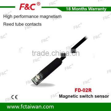 Magnetic reed switch sensor for cylinder, NPN transistor,LED indicator