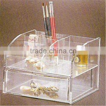 acrylic cosmetic display makeup lipsticks tray plastic