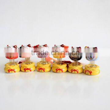 DIY cornucopia base six color to choose lucky cat car decoration