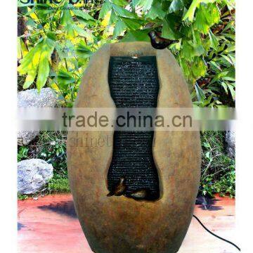 outdoor fountain indoor fountain polystone fountain with birds garden statue wholesale                        
                                                Quality Choice