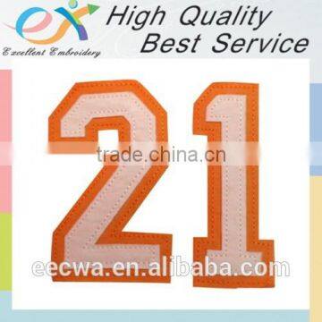 Trade Assurance Iron-on Embroidered Applique Number photo-4