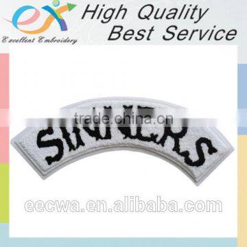 supplier custom sew-on embroidery chenille letters