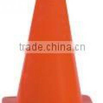 Full Red 18'' Reflective Road Safety PVC Traffic Cones