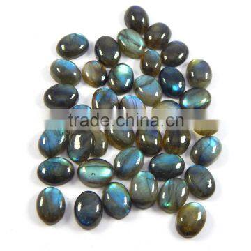 Wholesale natural gemstone cabochons flashy labradorite 12x16 mm