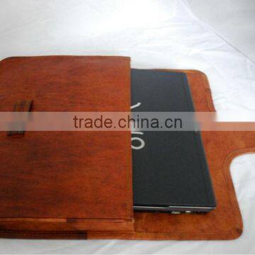 leather laptop sleeve, 15inch covers, genuine goat leather soft covers