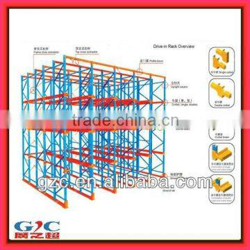 Drive-in Racking System High Density Warehouse Storage Rack Easy Installation