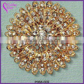 New Arrival Factory Wholesale gold plated rhinestone buckle