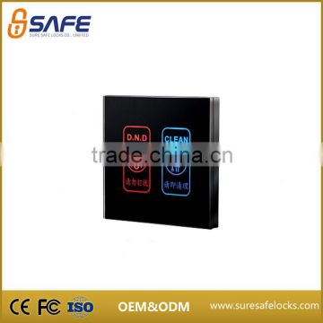 Hotel resistive touch screen tempered glass wall panel