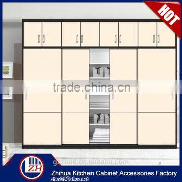 Double color wardrobe design furniture bedroom wardrobe sheet
