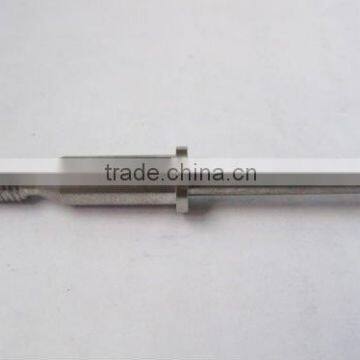 CNC precision polishing stainles steel threaded axle shaft