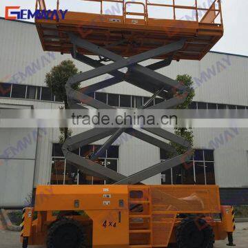 Diesel one man small electric mini scissor lift