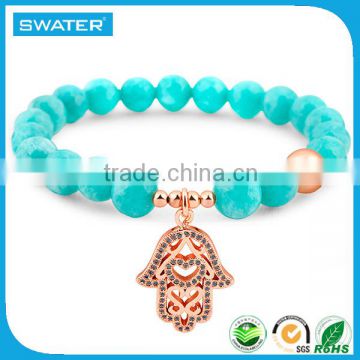 New Product Turquoise Lava Stone Bracelet