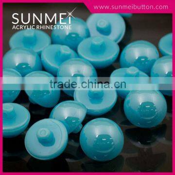 Hot Sell New Fashion Colored Round Shape Shirt Acrylic Garment Buttons