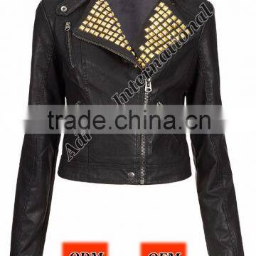 Genuine Sheep Leather Jacket for Women