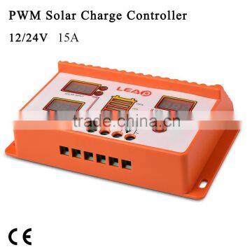 Excellent performance Low price 15A PWM solar charge controller