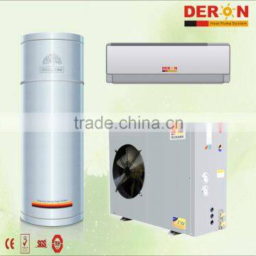 2016 CE CB quality Deron household split heating cooling heat pump, all in one type with water tank