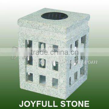 Outdoor Stone Solar Light Lamp