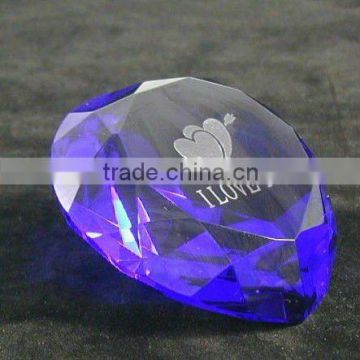 pure heart crystal diamond for wedding gift(R-0167)