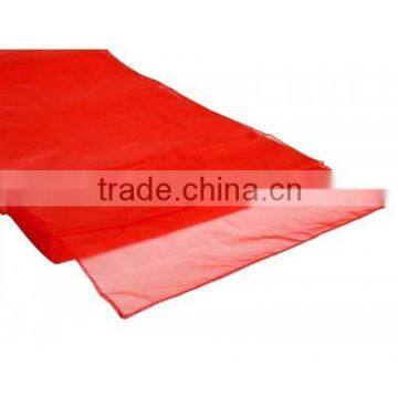 Red Organza Party Table Runner