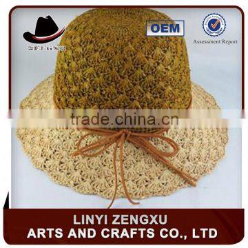 Professional factory fashion straw boater hat