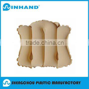 2016 ASTM ,EN71-1-2-3ApprovedCustomizable PVC Inflatable Travel Car Neck Rest Cushion Pillow/massage pillow/emoji pillow