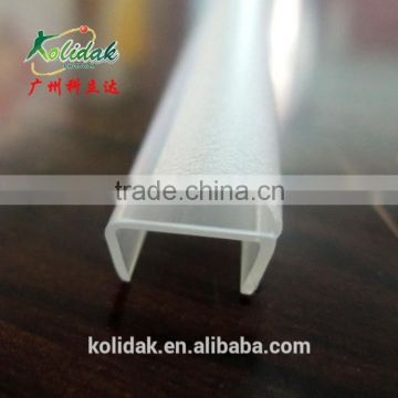 Plastic shower door seal strip extrusions