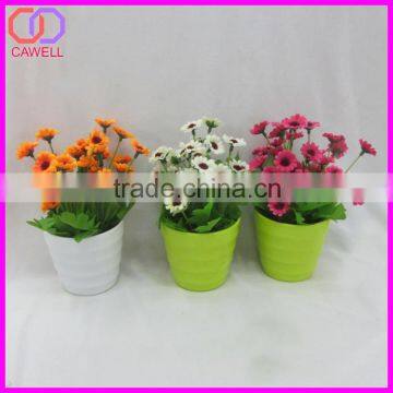 Mini Artificial Plastic Flower Pot Plant photo-4