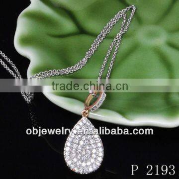 Crystal Necklace Pendant /White Gold Necklace Jewelry Wholesale /Necklace Chain