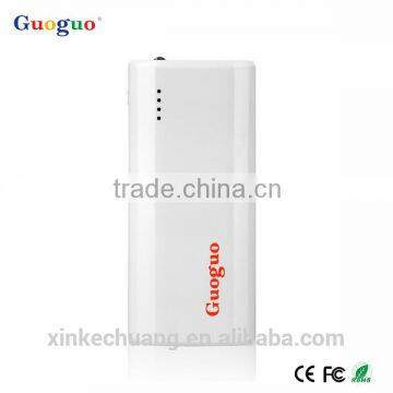 Guoguo 2016 Promotion Fast Charging Battery Charger Portable 4000mAh Power Bank With Led Light