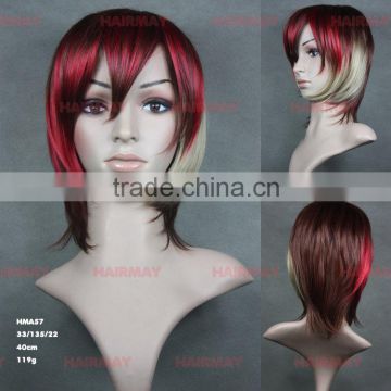 Unique style for anime cast cosplay short wig for men