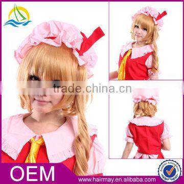 New product high quality wig in stock touhouproject Flandre Scarlet wholesale wig anime