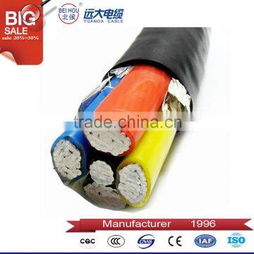 best quality 5cores Copper Conductor Material and PVC insulated Power cable