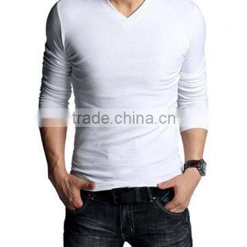 White V-Neck T-shirt