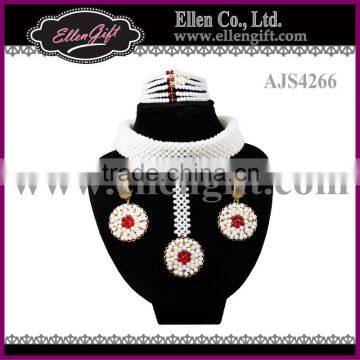 New Design African Bridal Party Jewelry Set AJS4266 photo-1