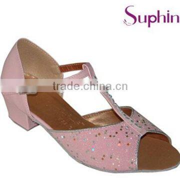 Pink Soft Leather Gymnastic Shoes in Perform Dance