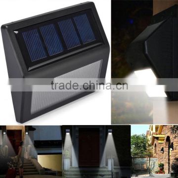 6LED Outdoor Waterproof Solar Power PIR Motion Sensor Garden Wall Light