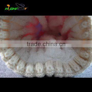 Wholesale/quality Kniting Stripe Bobble Hat/Custom Beanie Hat, Top Ball/Pom Beanie/colorful Ski Cap for Woman photo-3