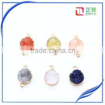 2016 hot sale resin druzy pendant wholesale druzy jewelry