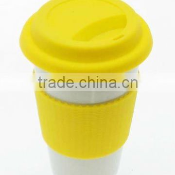 high quality colorful silicone sleeve for coffee cup