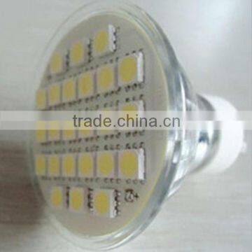 5050 GU10 high quality LED spotlight 24 leds SMD