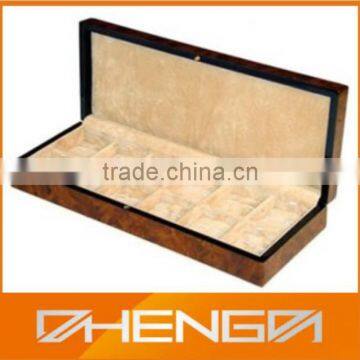 High quality customized made-in-china elegant wooden cufflink box (ZDS-SE025)