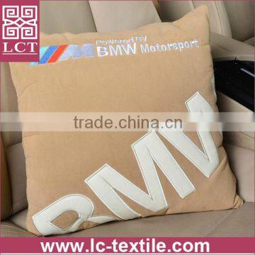 wholesale 2015 lastest design handmade comfortable car cushion pillow with embroidery(LCTP0056)