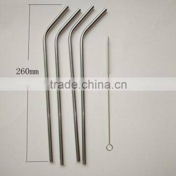 304 Stainless Steel Drinking Straws and Cleaning Brushes 4+1 Set Eco Friendly Funny Drinking Straw photo-4