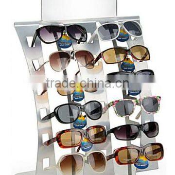 Eyeglass Display, Countertop, Holds 12 Pairs - Silver photo-2