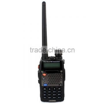 New Black BaoFeng UV-5RD Walkie Talkie 5W 128CH UHF + VHF DTMF VOX Dual Band Dual Frequency FM Radio Two Way Radio