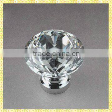 Clear Crystal Toilet Door Knobs For Handle Decoration