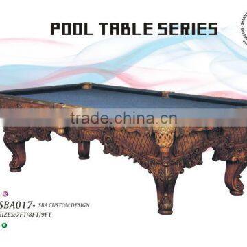 SBA Custom Design Pool tables