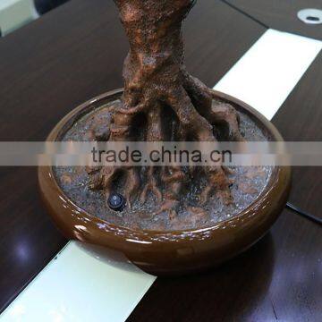 High Artificial Table Decoration Ceramic SPOTS Led Blossom Bonsai Tree