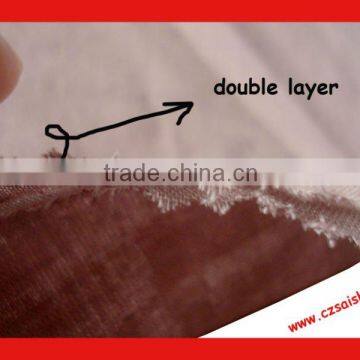 Double Layer Solid Dyeing Cotton Muslin Fabric