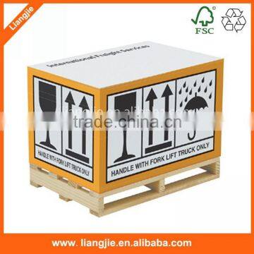 Sides Printing Note Cube With Pallet, Wooden Pallet Memo Cube photo-3